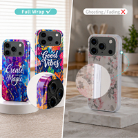 Coque de téléphone vierge pour sublimation 3D PYD Life pour la série 17, personnalisable, transfert thermique, coque de protection DIY