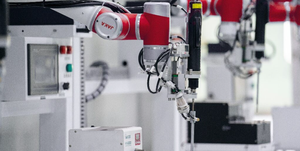หุ่นยนต์ร่วมปฏิบัติงาน JAKA แบบ 6 แกน (Cobot) รับน้ำหนักได้ 5 กก. ระยะเอื้อม 954 มม. ความแม่นยำ 0.02 มม. ระบบขับเคลื่อนด้วยเซอร์โวไฟฟ้า - Product Image 1
