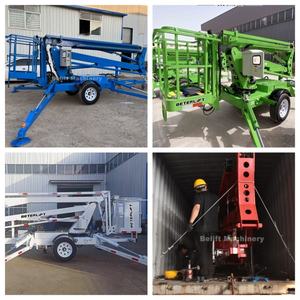 CE <span class=keywords><strong>Alquiler</strong></span> de Equipos 34 '50' 10m 14m 18m 22m AC Eléctrico Gas Diesel Remolcable Articulado Boom Man Lift con Jib - Product Image 5