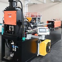 Machine de poinçonnage et de bordage automatique de tubes ronds en acier inoxydable CNC