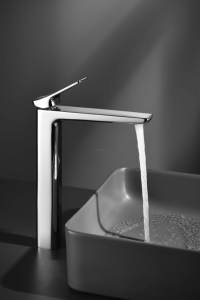 Grifo de Lavabo Monomando con Acabado Cromado - Estilo Moderno y Elegante para Encimeras de Baño - Product Image 3