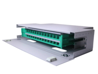 Panneau ODF à fibre optique 24 ports pour montage en rack 19 pouces