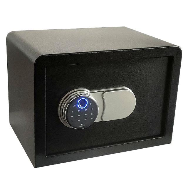 Steel Security Digital Fingerprint Programmable Electronic Keypad Safe Box Secure Cash Jewelry Money Storage Combination Lock