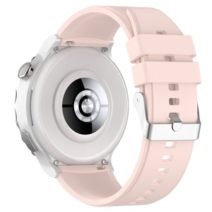 Bracelet de remplacement en métal argenté 20 mm 22 mm pour <span class=keywords><strong>Huawei</strong></span> Watch <span class=keywords><strong>GT3</strong></span> <span class=keywords><strong>Pro</strong></span> 43 mm GT2 42 mm 46 mm, bracelet de montre en silicone - Product Image 3