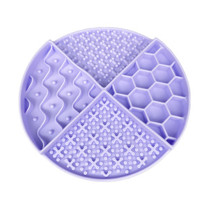 Tapis de nourriture lente pour chien VaryWell personnalisé, labyrinthe en <span class=keywords><strong>nid</strong></span> <span class=keywords><strong>d</strong></span>'<span class=keywords><strong>abeille</strong></span>, tapis à lécher en silicone pour chat et chien avec ventouse - Product Image 1