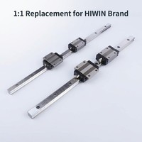 Guide linéaire HIWIN HGH15CA interchangeable 1:1, positionnement haute précision pour machine de dépannelement de PCB