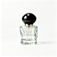 Flacons de parfum en verre transparent mini 15 ml au design unique, vente chaude, stock d'usine en gros, flacon de parfum portable en verre