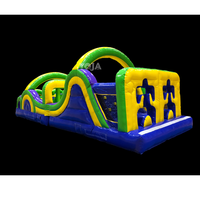Parcours d'obstacles gonflable commercial personnalisé en PVC pour l'escalade en montagne, certifié CE, avec souffleur et double couture, pour adultes et enfants, événements extérieurs et intérieurs