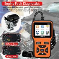 Nueva herramienta de diagnóstico automático del escáner V500 OBD2 con 1 año de garantía para verificar los códigos de falla del motor y el Analizador del motor para automóviles