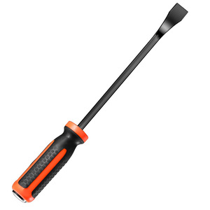 Barre de levier industrielle en acier au chrome-vanadium avec extrémité en forme de ciseau et poignée antidérapante, 8, 12, 18, 24 pouces - Product Image 1