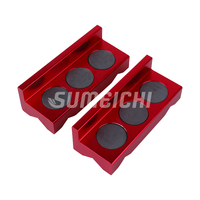 SUMEICHI MÂCHOIRES D'ÉTAU EN ALUMINIUM À BILLETTES Haute Performance Accessoires Modifiés De Voiture Outils Mâchoires d'étau pour raccords