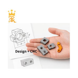 Pièces métalliques en acier inoxydable personnalisées avec usinage CNC, finition anodisée, services d'électroérosion par fil - Product Image 3