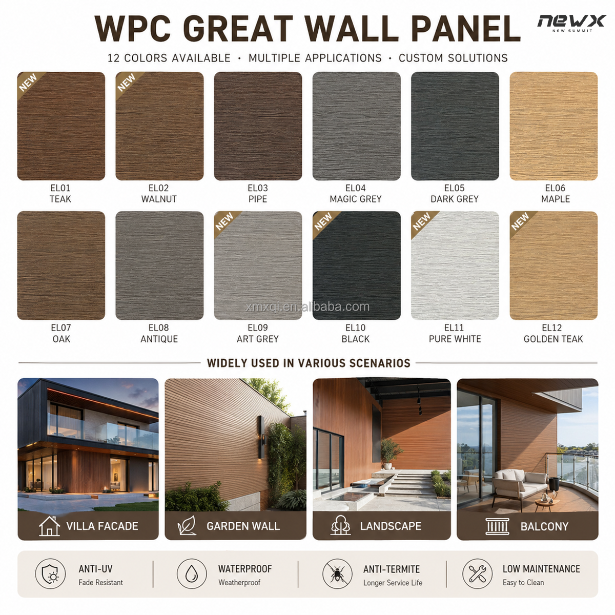 Couleurs et tailles personnalisées