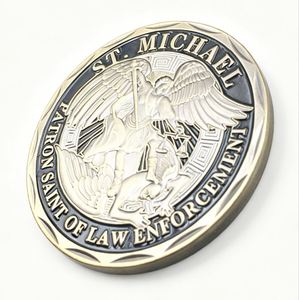 Médaille en métal émaillé personnalisée, cadeau souvenir pour événement, promotion, plaqué argent ou or, en cuivre - Product Image 3