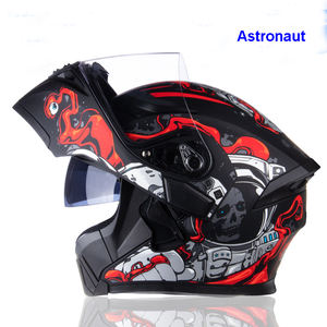 Casques DOT pour adultes <span class=keywords><strong>Casque</strong></span> à double visière agrandie Cascos para Hommes Femmes Motos - Product Image 6