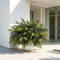 Plante artificielle en cèdre vert, faux cyprès en pot pour la décoration de la maison, décoration de table, arrangements floraux