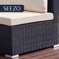 2026 Bestseller Outdoor PE-Rattan Gartenmöbel Sektionales Sofa-Set mit Kissen Wasserfestes Terrassen-Outdoor-Rattan-Sofa