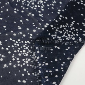 WI-A03 Giá Rẻ Giá 100% <span class=keywords><strong>Polyester</strong></span> Dệt 5050 Tổng Hợp Lụa <span class=keywords><strong>Chiffon</strong></span> Dot In Vải Cho Quần Áo May Mặc - Product Image 5