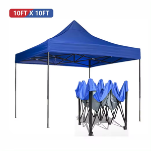 Gazebo al aire libre más barato publicidad tienda de exposición de cuatro esquinas Anti-UV impermeable 3x3 toldo portátil - Product Image 1