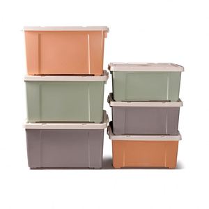 70L Large Plastic <b>Storage</b> <b>Box</b> Modern Design Multifunctional Thickened Rectangle Toy Clothes Organizer Household <b>Storage</b> Sundries - Product Image 5