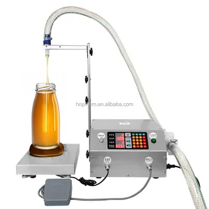 High Quality Juice Filling Machine Bottle Weighing Honey Filling Machine Dishwashing Liquid Alcohol Laundry Detergent Juice