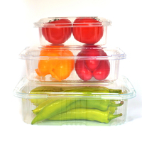Contenitore in Plastica Monouso a Conchiglia per Prodotti Agricoli, Frutta e Verdura