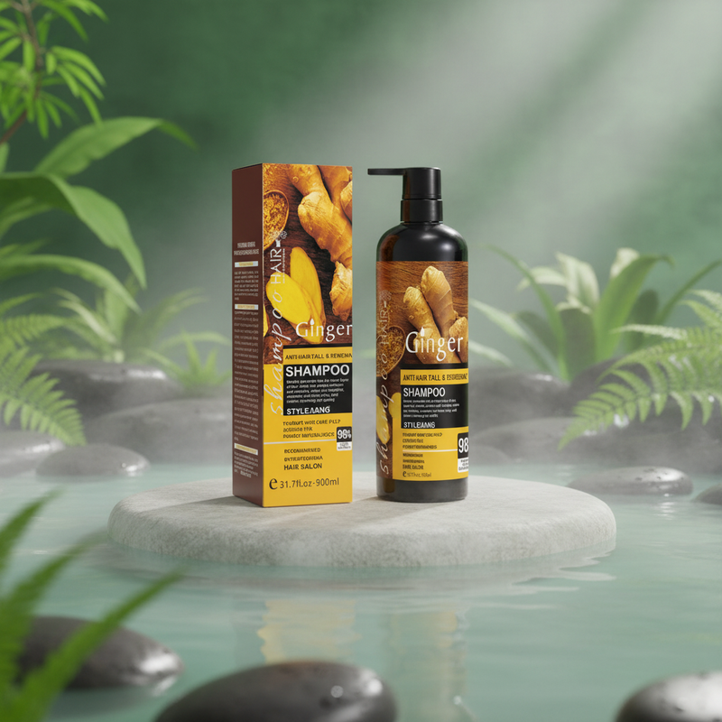 Private Label Organic Ginger Hair Care