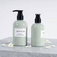 Flacons de lotion corporelle et de gel douche 500ml 1000ml en PETG ambré avec pompe pour shampoing, fabricant OEM Chine