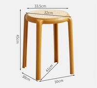 Livraison rapide Nouveaux articles Restaurant moderne Fête de mariage Chaises de salle à manger empilables en plein air en plastique pour la Tunisie