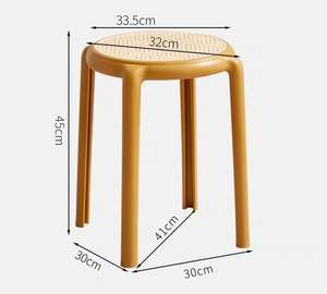 Livraison rapide Nouveaux articles Restaurant moderne Fête de mariage Chaises de salle à manger empilables en plein air en plastique pour la Tunisie - Product Image 3