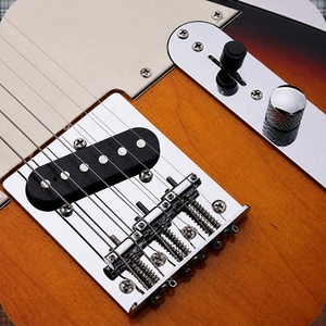 <span class=keywords><strong>Chitarra</strong></span> Elettrica MAGAN TL SS Stile <span class=keywords><strong>Telecaster</strong></span>, 22 Tasti, Corpo Solido, Pickup Singolo, Ponte Humbucker, Manico in Acero, per Performance sul Palco - Product Image 4