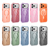 Coque de téléphone transparente compatible avec la charge magnétique pour iPhone 18 Pro Max, coque de protection anti-chute pour iPhone 18 17 16 15 Pro Max