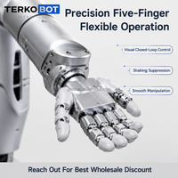 TERKOBOT ATOM Max, Robot Humanoide Bípedo de Tamaño Completo, 41DOF, Carga Útil de 7 kg, IA Incorporada, Robot de Servicio Industrial con Control Remoto MR