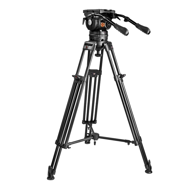 E-IMAGE EG40 PLUS 150mm Heavy Duty Fluid Kit for Film and Studio Cameras Digital Tripod