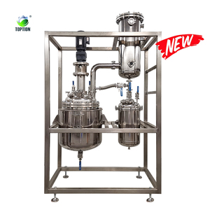 Reactor Cristalizador Químico Evaporativo Encamisado TOPTION 100L para la Industria Petrolera |   Acero Inoxidable |   Certificado ISO CE ATEX | - Product Image 1