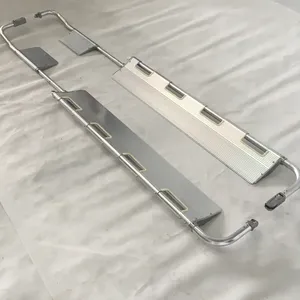 Camilla de cuchara ajustable para Hospital de alta calidad, camilla de transferencia de pacientes de aluminio de acero inoxidable a la venta - Product Image 2