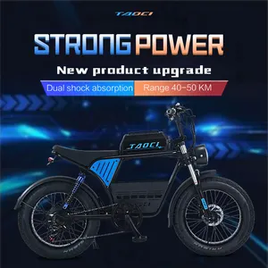 E-bike Factory 1500W 18Ah sepeda kota, sepeda listrik kuat dengan ban off-road 20 inci bingkai paduan aluminium sepeda gunung