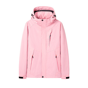 Áo Khoác Màu Đen Nhà Máy OEM Áo Khoác Chống Gió Ngoài Trời Vỏ Mềm Chống Nước Cho Nam Và Nữ - Product Image 1