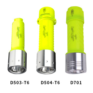 ไฟฉายดำน้ำ Xml T6 Led กำลังสูง ใช้พลังงานจากแบตเตอรี่ สำหรับดำน้ำ ตกปลาตอนกลางคืน และลาดตระเวน - Product Image 4