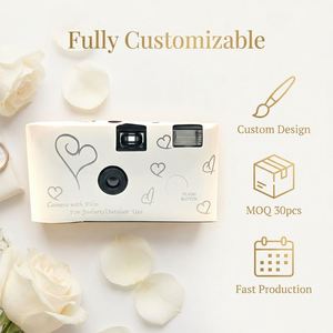 Appareil photo jetable personnalisé pour mariage, appareils photo jetables bon marché pour mariages en gros avec logo pour cadeaux d'événements, fournisseur - Product Image 2