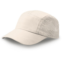 Gorra Deportiva de Rendimiento para Exteriores, de Secado Rápido, Impermeable, Transpirable, Ligera, de Poliéster y Nailon, con Malla Perforada con Láser, Ajustable