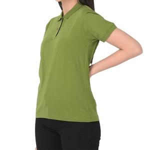 <span class=keywords><strong>Polo</strong></span> personnalisé de haute qualité pour femme, style formel printemps-é<span class=keywords><strong>t</strong></span>é, modèle uni vierge pour impression - Product Image 3
