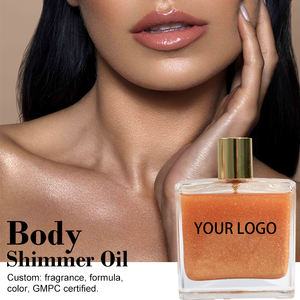 Vente en gros de illuminateur liquide pour le corps, maquillage bio, végan, écologique, longue tenue, bronzant, label privé, spray scintillant - Product Image 1