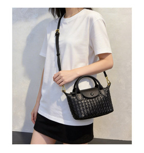 Bolso de Mano Tejido de Cuero Genuino 2026 para Mujer, Bolso de Hombro y Bandolera de Cuero Vacuno de Alta Gama para Damas - Product Image 6