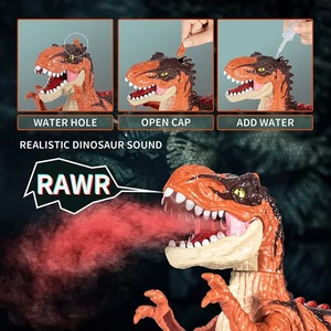 Juguetes de Dinosaurios a Control Remoto para Niños, Dinosaurio Eléctrico Realista con Spray, <span class=keywords><strong>Juguete</strong></span> RC Recargable, <span class=keywords><strong>Robot</strong></span> Dinosaurio que Escupe Fuego - Product Image 2
