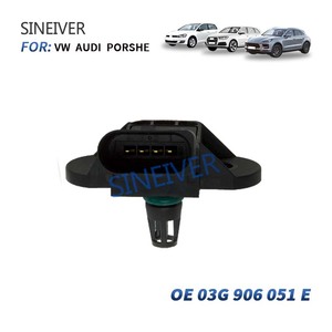 เซ็นเซอร์วัดแรงดันในท่อร่วมไอดี สำหรับรถยนต์ Volkswagen Audi A1 A3 A4 A5 A6 A7 Q5  0281002977 03G906051E 03G906051M 04E906051A 038906051C - Product Image 5