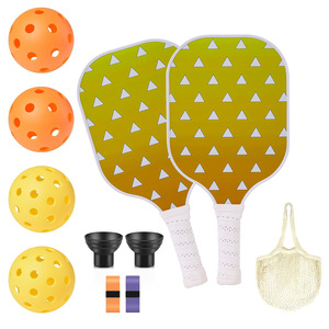 Pickleball Racket Set 2 Rackets 4 Balls <b>Nylon</b> Carry Bag Anti <b>Slip</b> Training Equipment - Product Image 3