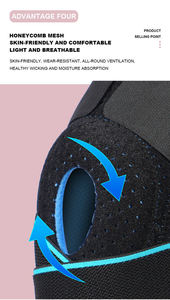 AOFIT Genouillère de sport réglable à séchage rapide en néoprène avec 4 ressorts stabilisateurs et trou pour la rotule, attelle de protection du genou - Product Image 6