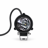Lumière de travail LED HSSH, 2 pouces, 10W, faisceau rond, compacte, lumière auxiliaire tout-terrain pour ATV, UTV, moto