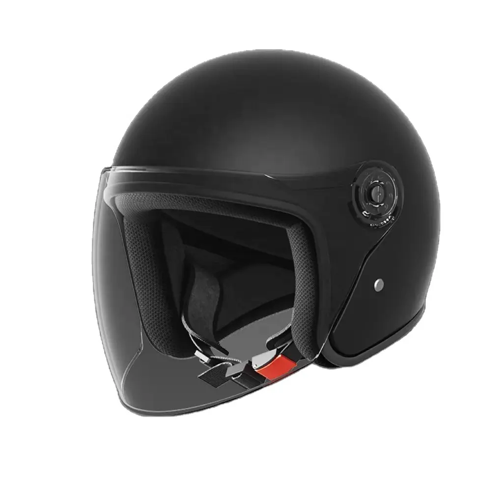 मोटरसाइकिल इलेक्ट्रिक वाहन हेलमेट आधा चेहरा हेलमेट सार्वभौमिक 60 सेमी सिर परिधि पुरुष और महिला सुरक्षा हेलमेट